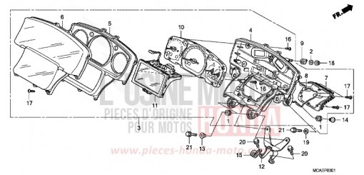 COMPTEUR (NAVIGATION) GL1800F de 2015